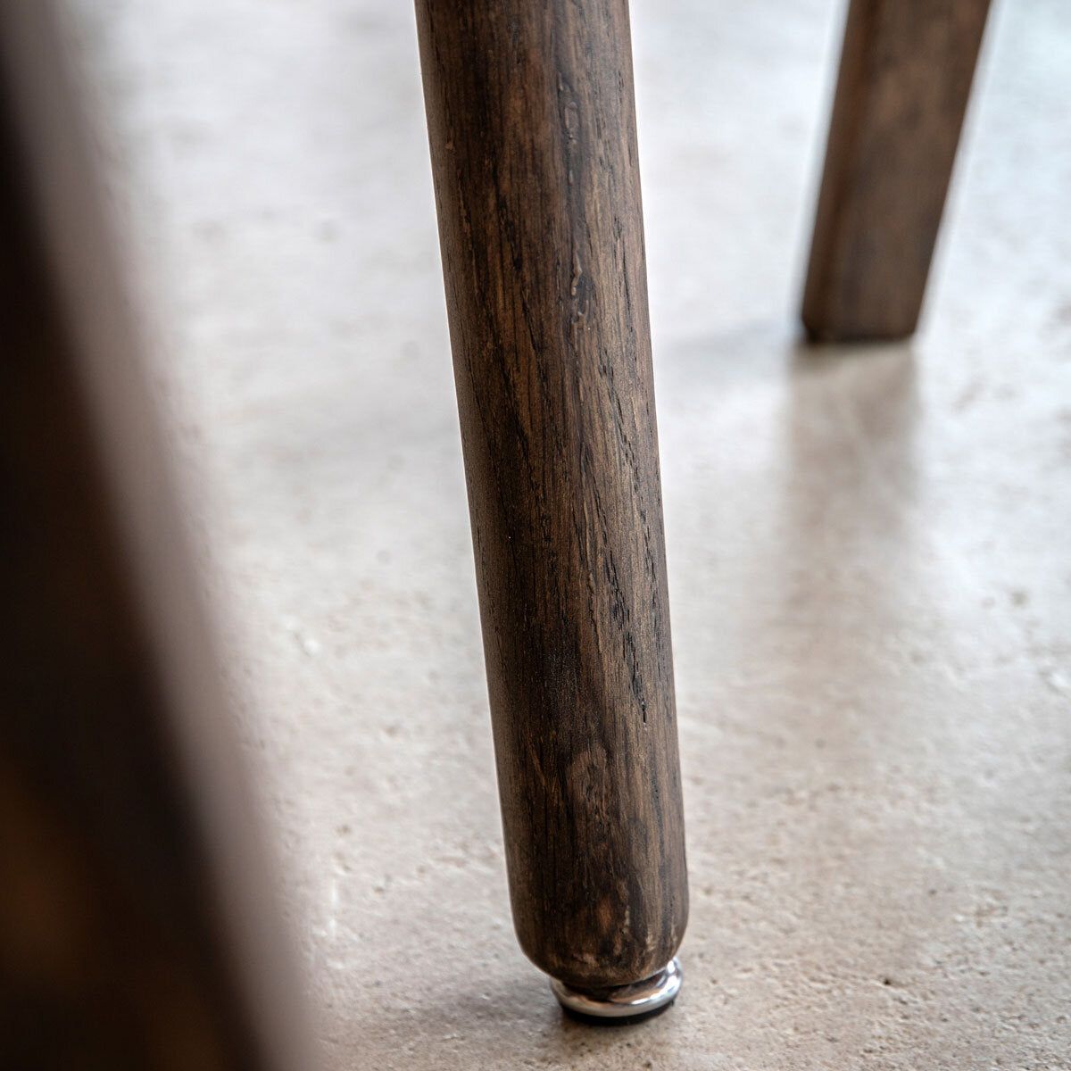 Gallery Hatfield Smoked Round Dining Table, Seats 4