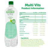 Get More Multivitamins Sparkling Water Lemon & Lime 1L