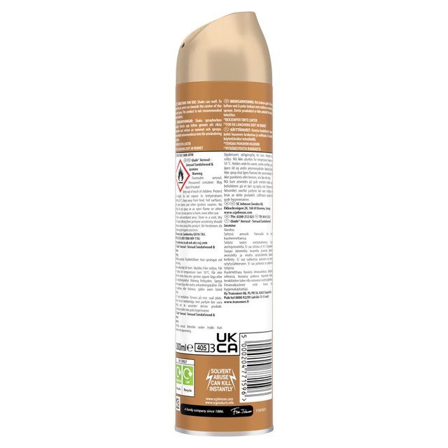 Glade Aerosol Sandalwood & Jasmine Air Freshener 300ml