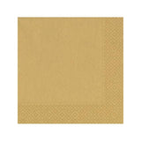 Gold Paper Napkins 20 per pack
