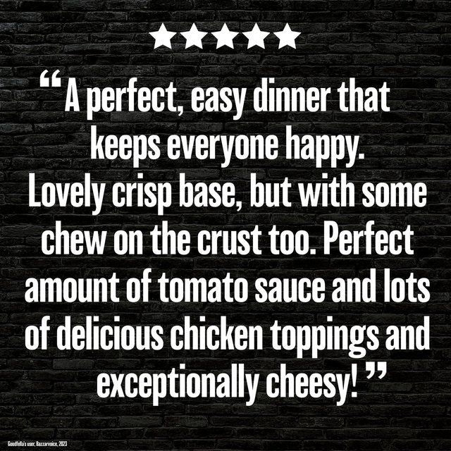 Goodfella's Stonebaked Thin Chicken Pizza 365g