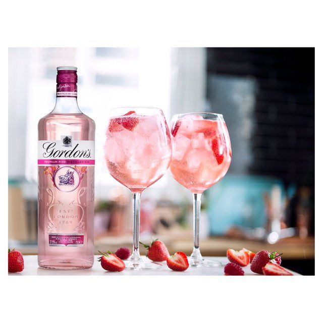 Gordon's Premium Pink Distilled Flavoured Gin 1L