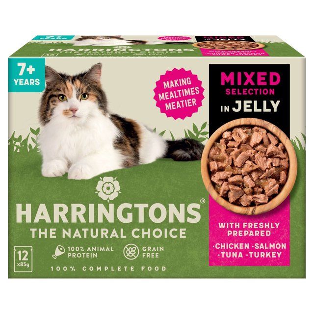 Harringtons Wet Cat Senior Mixed in Jelly 12 x 85g