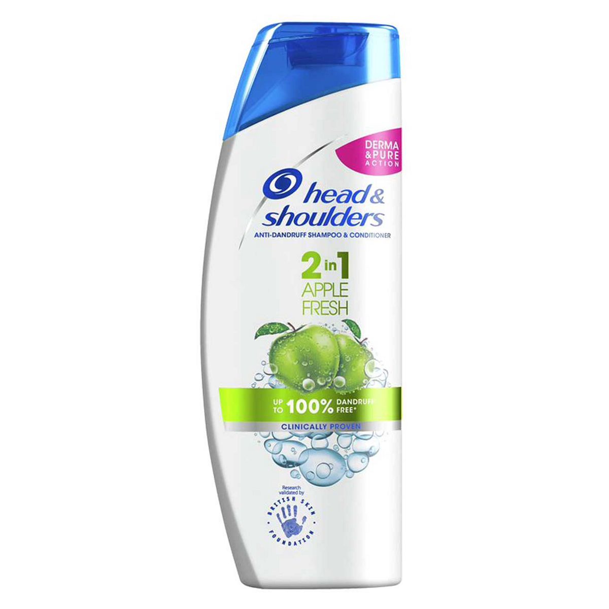 Head & Shoulders Apple Fresh 2in1 Anti-Dandruff Shampoo and Conditioner For Dry Hair And Scalp 400ml