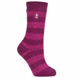 Heat Holders Ladies Thick Warm Thermal Socks 4-8 UK Deep Fuchsia / Berry (Tuscuny)