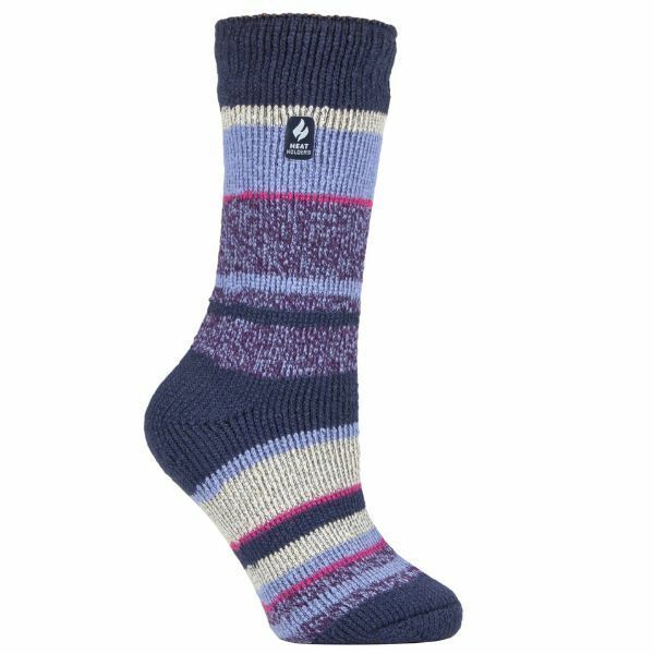 Heat Holders Ladies Thick Warm Thermal Socks 4-8 UK Indigo Night (Provence)