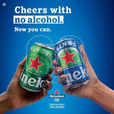 Heineken 0.0 Alcohol Free Beer Cans 6 x 330ml