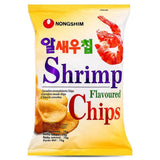 Chips aromatisées aux crevettes Nongshim