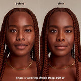 e.l.f. Camo Powder Foundation Deep 500 W