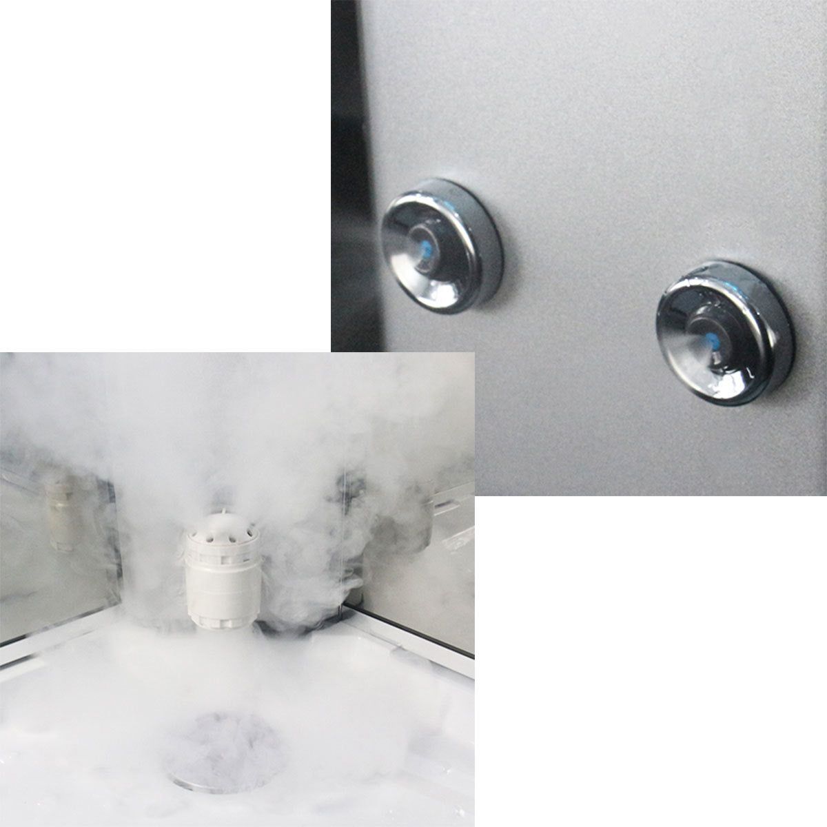 Insignia Diamond 1000mm Quadrant Steam Shower in 2 Colours