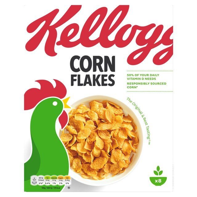 Kellogg's Corn Flakes Breakfast Cereal 250g