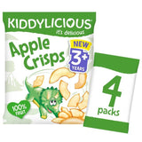 Kiddylicious Apple Crisps Kids Snacks Multi 4 x 12g