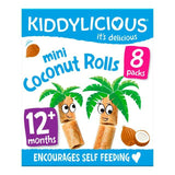 Kiddylicious Original Mini Coconut Rolls Baby Snacks Multi 8 x 7g