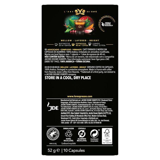 L'OR Limited Creations Coffee Pods 10 per pack
