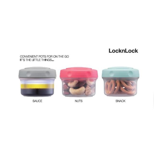Lock & Lock 3 Pce Mini Round Storage Set