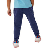 M&S Cotton Plain Joggers 2-7 Years Navy