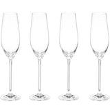 M&S Maxim Crystal Champagne Flutes Set 4 per pack