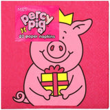 M&S Percy Pig Napkins 20 per pack