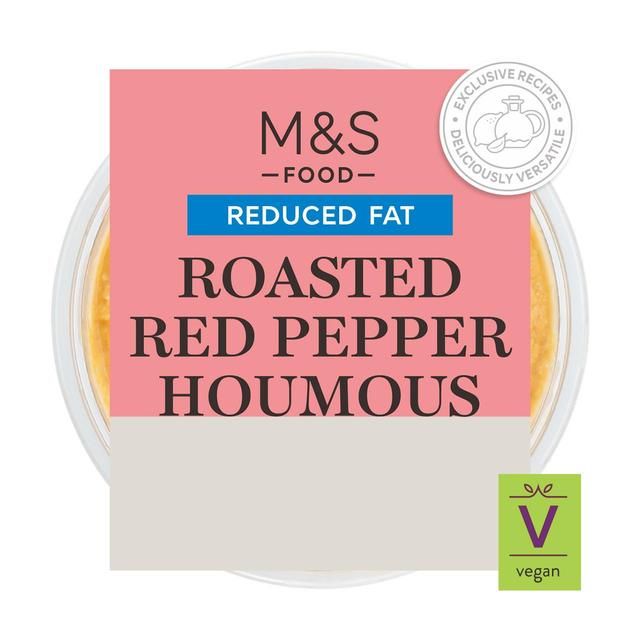 M&S Reduced Fat Roasted Red Pepper Houmous 200g