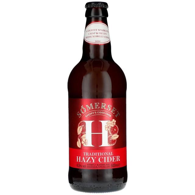 M&S Somerset Traditional Hazy Cider 500ml