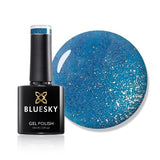Vernis gel Bluesky - Bleu pailleté électrique