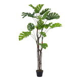 Livingandhome Arbre Monstera Deliciosa Artificiel 170 cm