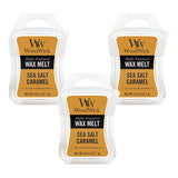 Fondant parfumé Woodwick Caramel au sel de mer 22,7 g - Lot de 3