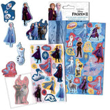 Planche d'autocollants Frozen II à motifs assortis