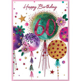 Simon Elvin Isabel Garden 60th Birthday Card (Pack of 6)