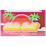 Trio Hello Doll Face : Blush + Highlighter + Bronzer