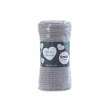 Clair De Lune Cotton Cellular Blanket Small Grey