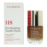 Clarins Fond de teint fluide jeunesse éternelle 30 ml - 118 Sienne