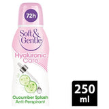 Déodorant Soft & Gentle Hyaluronic Care 72H, parfum Concombre