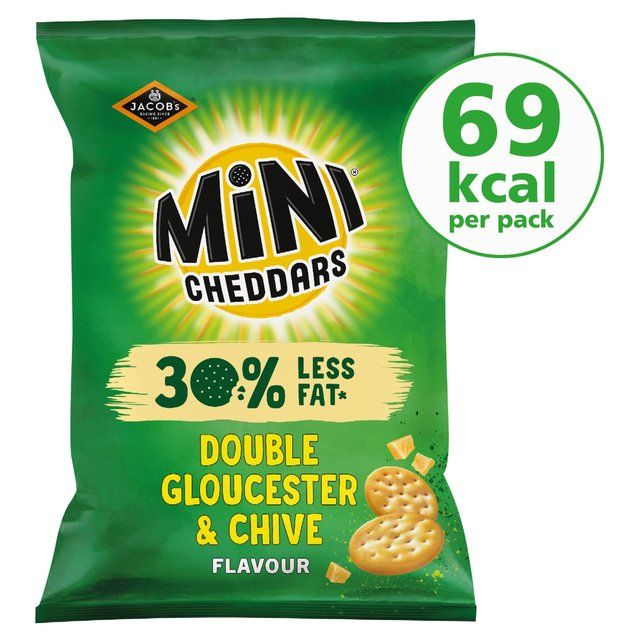 Mini Cheddars 30% Less fat Gloucester & Chive 115g