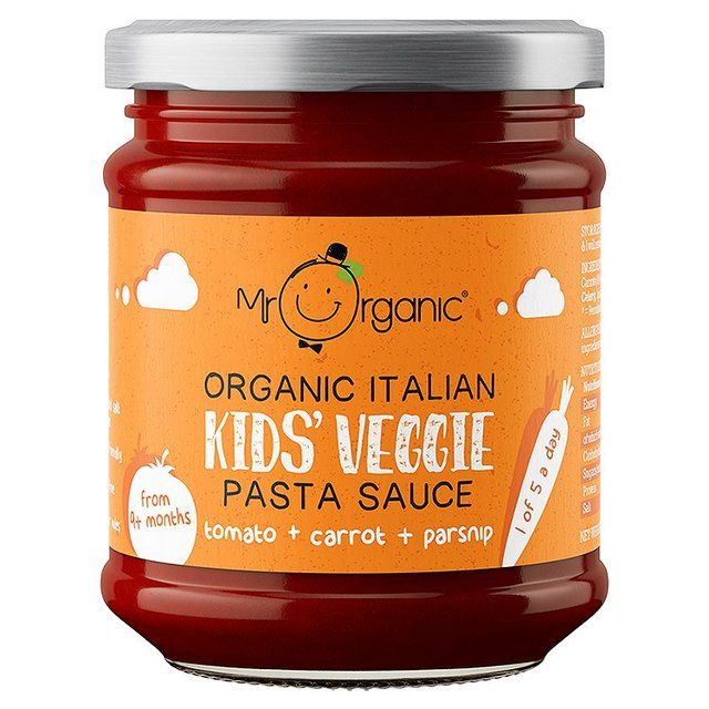 Mr Organic Kids Pasta Sauce Tomato Carrot & Parsnip 200g