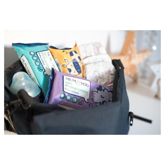 Mum & You 100% Biodegradable Baby Wipes Multipack 6 x 56 per pack