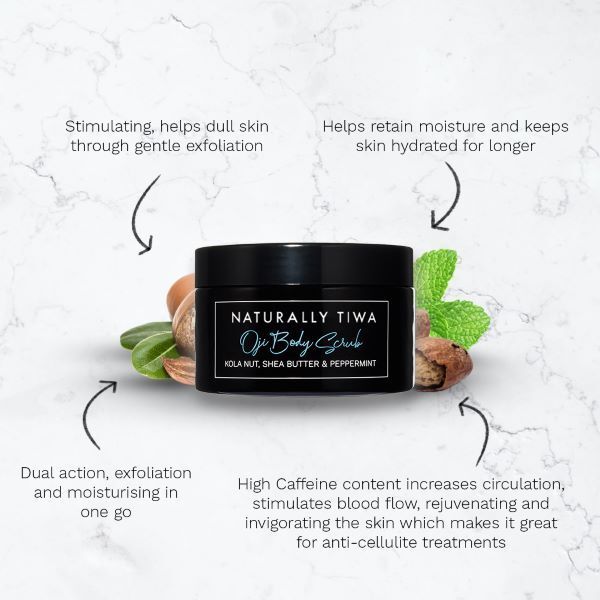 Naturally Tiwa Skincare OJI Body Scrub 130g