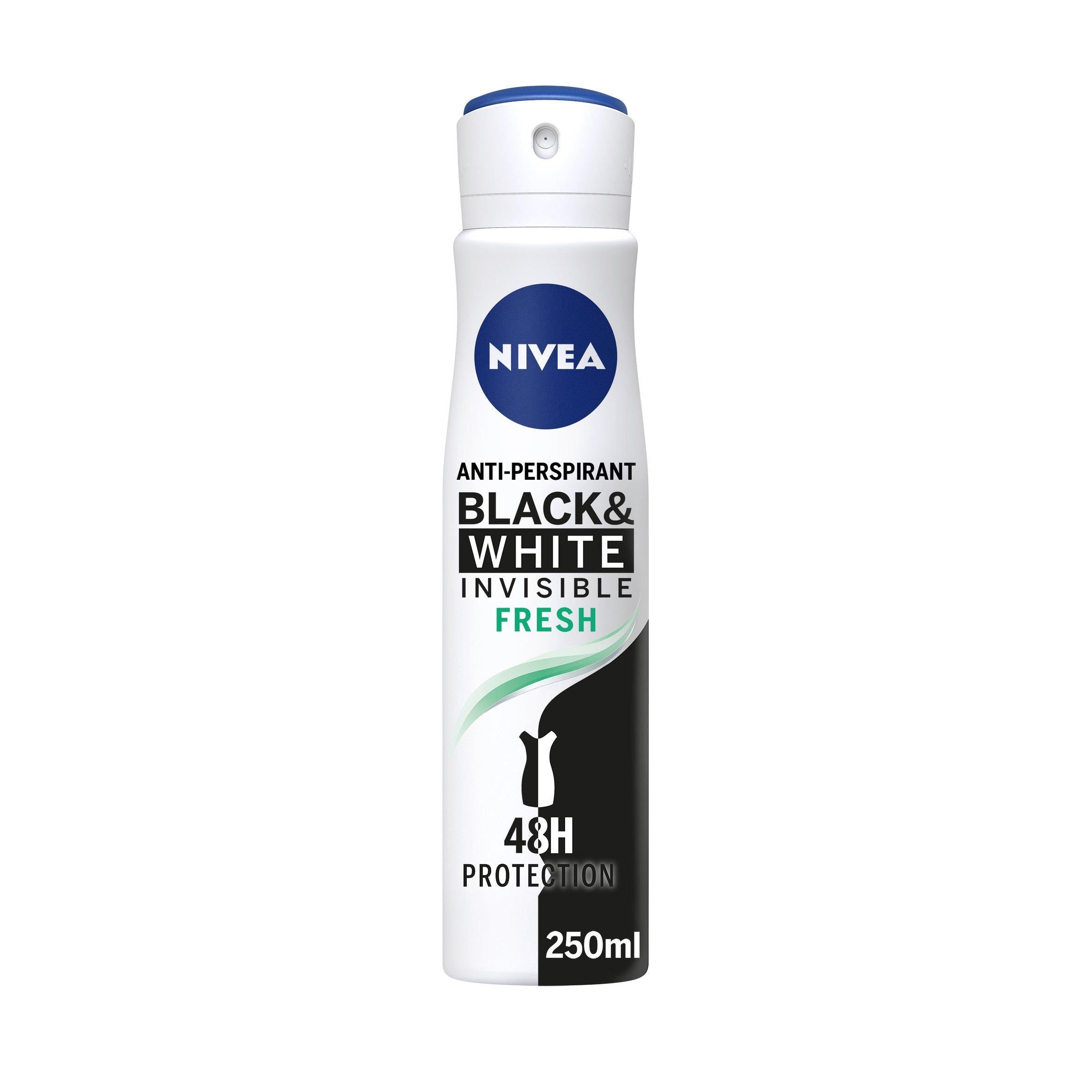 Nivea Black & White Fresh Anti Perspirant Deodorant Spray 250ml