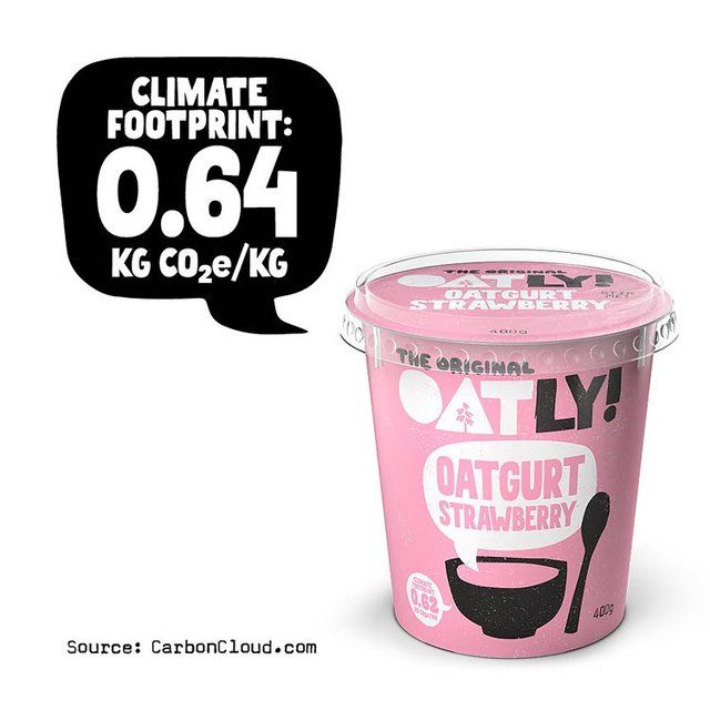 Oatly Oatgurt Strawberry 400g