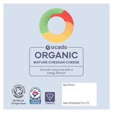 Ocado Organic Mature Cheddar 250g