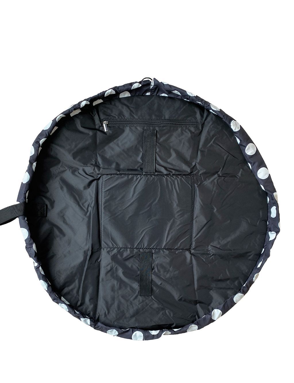 Open Flat Makeup Bag In Double Spots