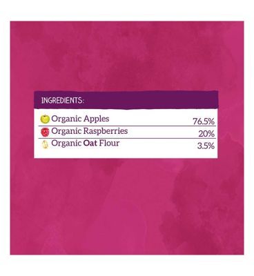 Piccolo Apple Raspberry Pouch 100g