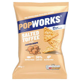 Popworks Salted Toffee Popped Crisps Sharing Bag 85g