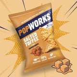 Popworks Salted Toffee Popped Crisps Sharing Bag 85g
