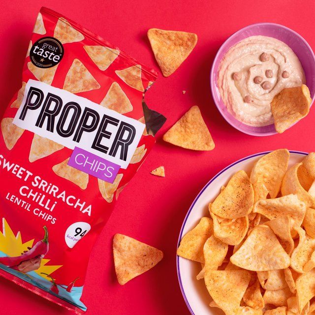 Properchips Sweet Sriracha Lentil Chips 85g