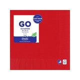 Red Compostable 2 Ply Paper Napkins 125 per pack