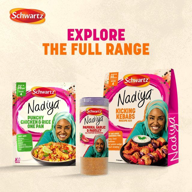 Schwartz x Nadiya Kicking Kebabs Recipe Kit 75g