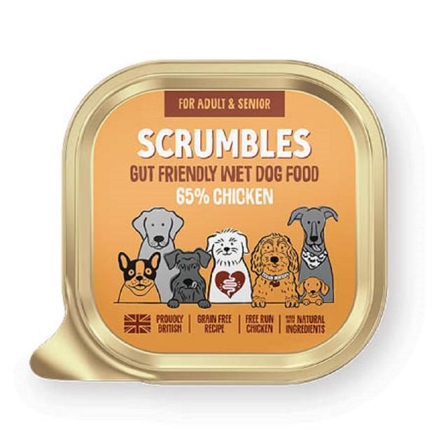 Scrumbles Grain Free Wet Dog Food Chicken 150g