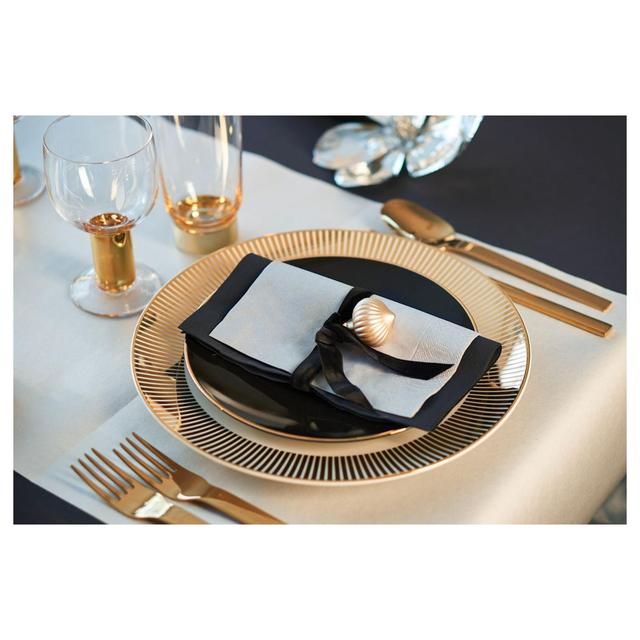 Silver Paper Napkins 20 per pack