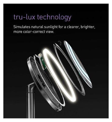 simplehuman Dual Light Sensor Mirror - Stainless Steel